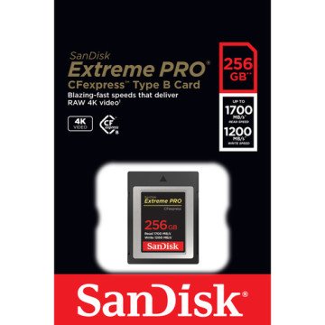 SANDISK 256GB CFEXPRESS  EXTREME PRO KART