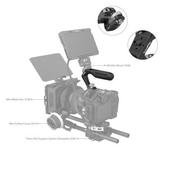 SmallRig 3786 Kara Mamba Üst Sap