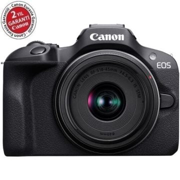 Canon EOS R100 RF-S 18-45mm IS STM Lensli Kit