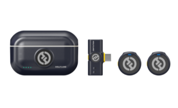 Hollyland LARK M2 DUO USB‑C Mobil Kablosuz Yaka Mikrofon Seti