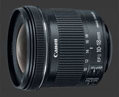 CANON 10-18MM  EF-S  F:4,5-5,6 IS STM LENS
