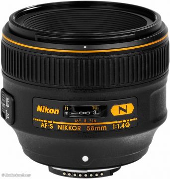 NIKON 58MM  F:1,4G LENS