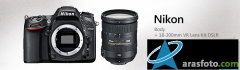 NIKON D7100+NIKON 18-300VR F:3,5-6,3 KIT DSLR FOTO MAK