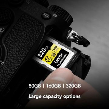 LEXAR 320GB CFEXPRESS TYPE A GOLD SERI HAFIZA KARTI