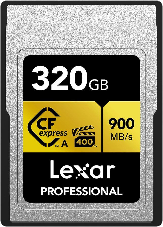 LEXAR 320GB CFEXPRESS TYPE A GOLD SERI HAFIZA KARTI
