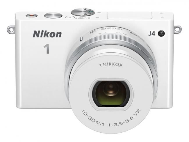 NIKON 1J4+NIKON 10-30MM PD ZOOM KIT AYNASIZ FOTO MAKINA BEYAZ(WHITE)