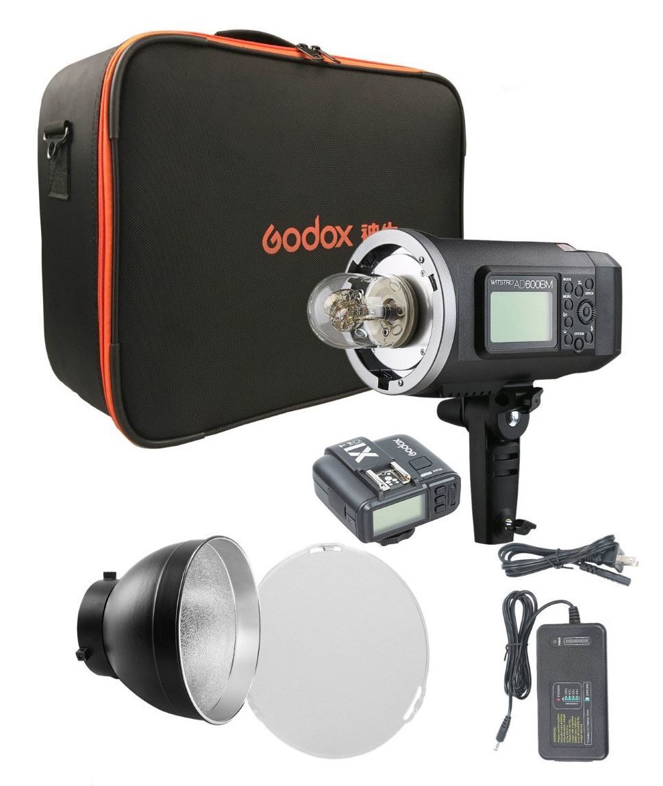 GODOX AD 600B TTL  WISTRO AKÜLÜ TAŞINIR FULL  PARAFLAŞ SETİ