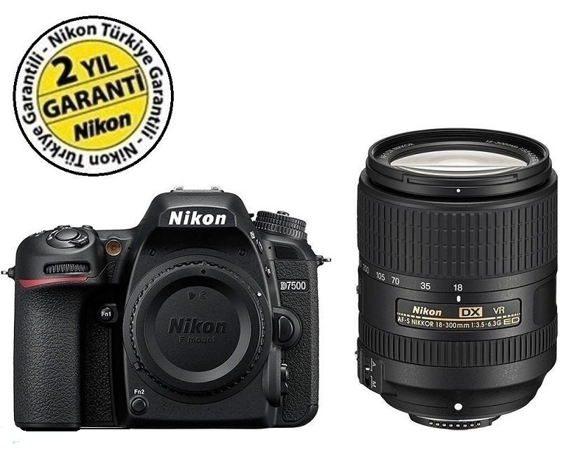 NIKON D7500 18-300 F:3,5-6,3 VR LENS KIT  DSLR FOTO MAK.