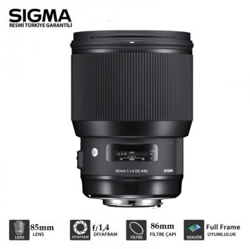 SIGMA 85MM F:1,4 DG HSM ART SERI LENS CANON