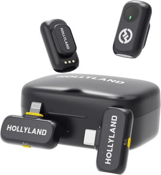Hollyland LARK A1 Combo 2 Kişilik Kablosuz Mikrofon Sistemi