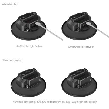 SmallRig 5398 5'' Elektrikli Vantuzlu Montaj Aparatı