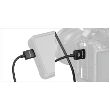 SmallRig 5086 8K HDMI Veri Kablosu (A'dan A'ya) (100cm)