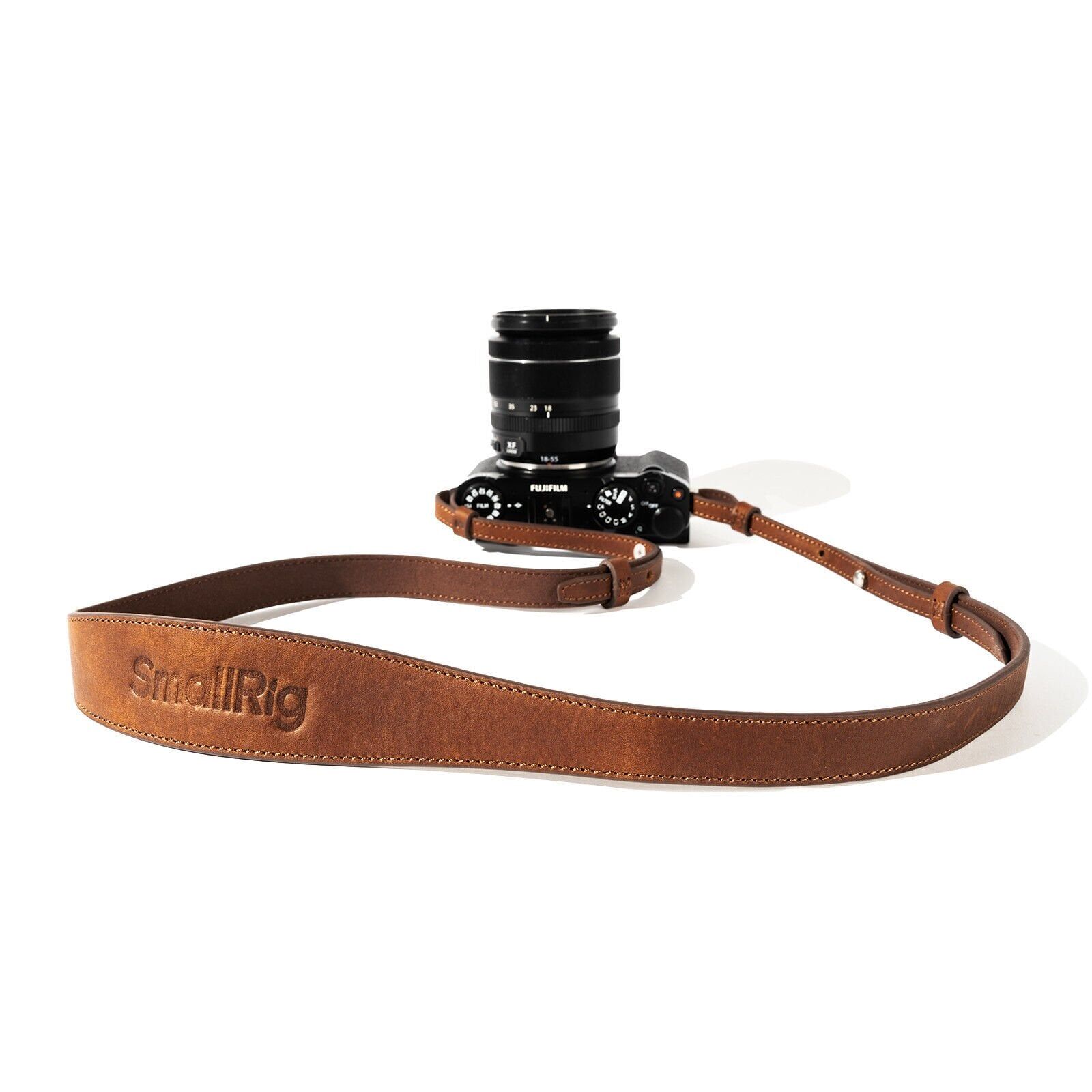SmallRig 5209 Evrensel Deri Kamera Omuz Askısı (Kahverengi)