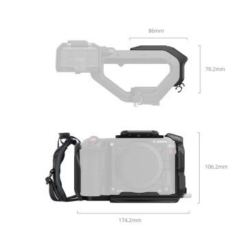 SmallRig 5657 Canon EOS C50  için  Kafes Kiti
