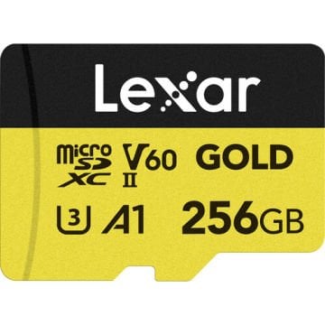 LEXAR 256GB PROF GOLD UHS-II MICROSDXC  V60 280/180 HAFIZA KARTI