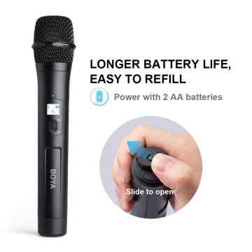 BOYA BY-WM8 PRO K3 KABLOSUZ EL MIKROFON SETİ