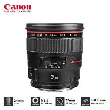 CANON 24MM F:1.4 L II USM LENS